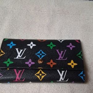 Wallet Black With Multi Color. Purchased On Here